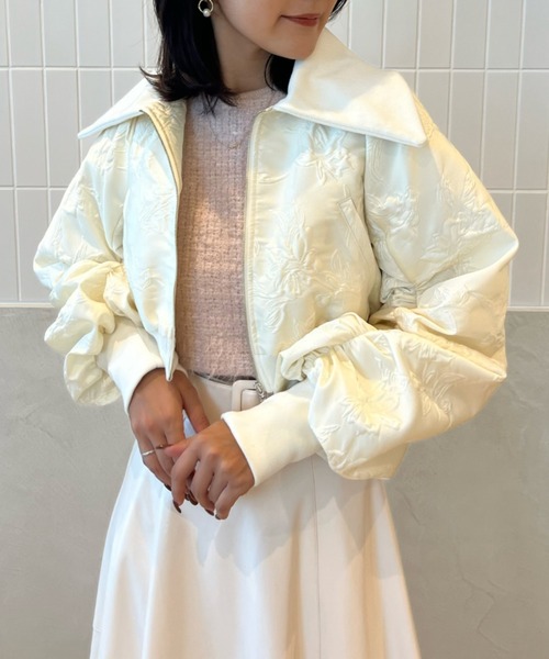 ニット セーター フェザーミックスクルーニット レディース eimy istoire ニット セーター フェザーミックスクルーニット