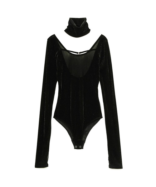 SORIN tシャツ Flocky Tulle Ballerina Neck Bodysuit