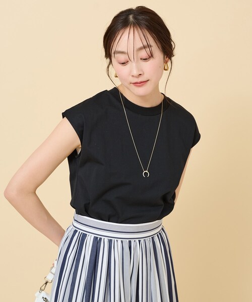 UNTITLED tシャツ フレンチスリーブTシャツ レディース : ZOZOTOWN  