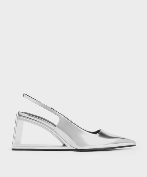 CHARLES ＆ KEITH パンプス Xeli セリー トライアングルヒール