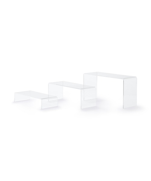 無印良品（MUJI） 収納 アクリルディスプレイ コの字型 3個セット