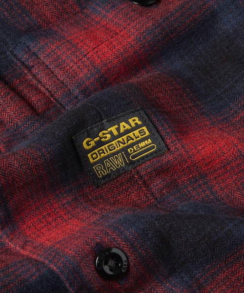 G-STAR RAW シャツ BRISTUM 2.0 SLIM SHIRT/ミリタリーディテール 