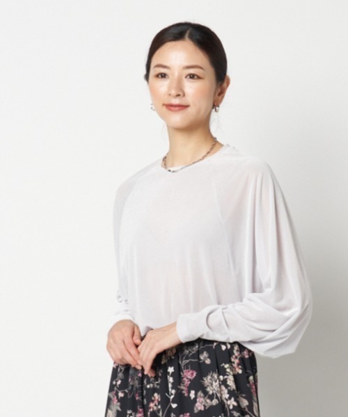 tシャツ VELOUR RAGLAN SLEEVE PULLOVER レディース