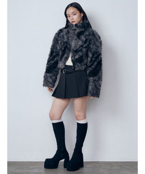 EMODA（エモダ） ブルゾン アウター シングルミニボアブルゾン