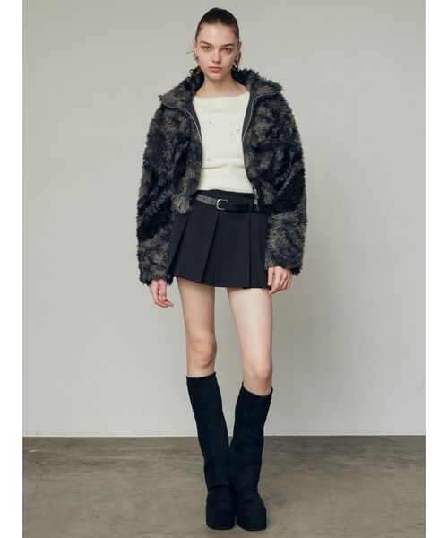 EMODA（エモダ） ブルゾン アウター シングルミニボアブルゾン