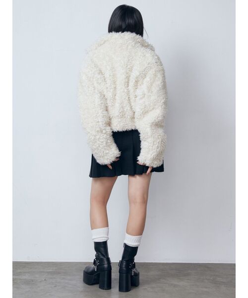 Emoda 2トーンボアブルゾン EMODA（エモダ）の「2トーンボアブルゾン（ブルゾン）」 - WEAR