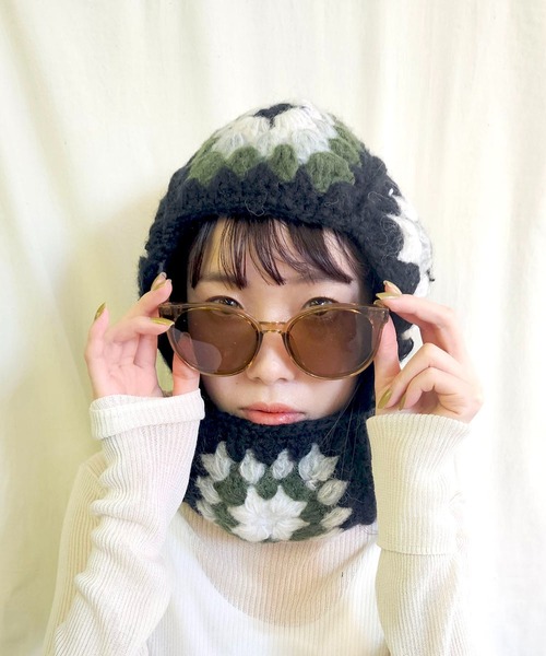 CITY SHED（シティーシェド） ニット帽 ニットキャップ クロシェ