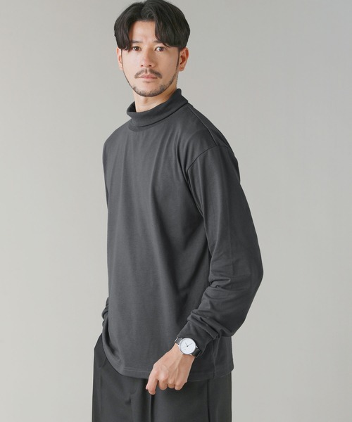 SPU tシャツ コットンポリエステルタートルネックカットソー