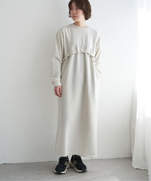 notch. ワンピース 裏毛ドロストデザインワンピース : ZOZOTOWN Yahoo