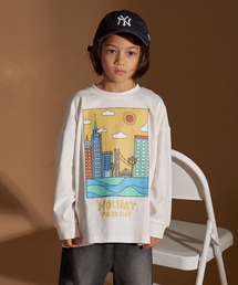 tシャツ 「PAIRMANON STREET」アソート ストリート プリント ビッグシルエット 長袖 Tシャツ キッズ 子供服 男の子 女の子｜ZOZOTOWN Yahoo!店