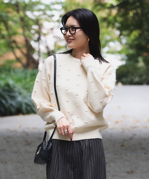 BEAMS HEART（ビームス ハート） ニット セーター ポップコーン ジャ