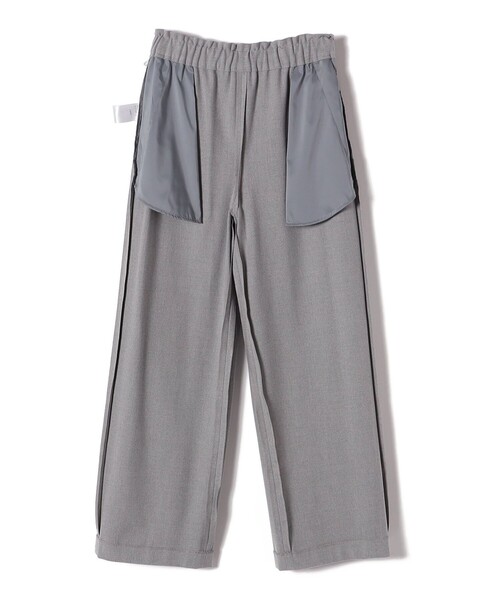 SHIPS（シップス） パンツ 「手洗い可能」両面起毛 ドロスト パンツ