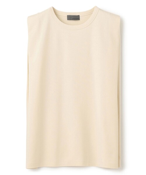 tシャツ ダブルフェイスジャージー ノースリーブカットソー レディース uncrave tシャツ ダブルフェイスジャージー ノースリーブ