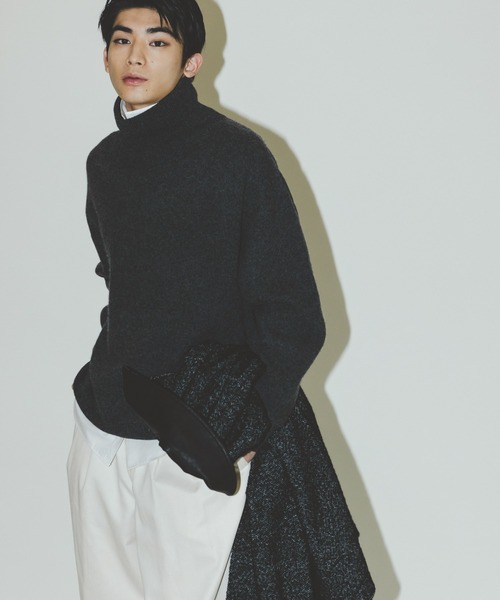 メンズ シェットランドウール カシミヤ プルオーバーニット シェットランドウール クルーネックセーター | Brooks Brothers