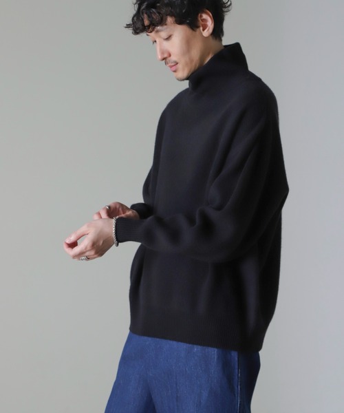 NANO universe（ナノ・ユニバース） セーター ニット AQUA ウール