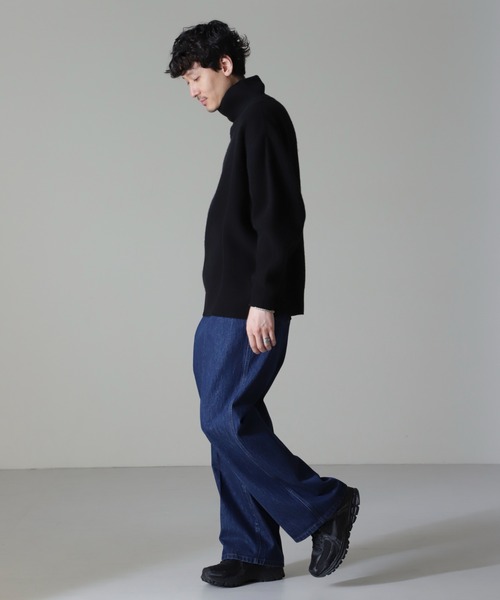 NANO universe（ナノ・ユニバース） セーター ニット AQUA ウール