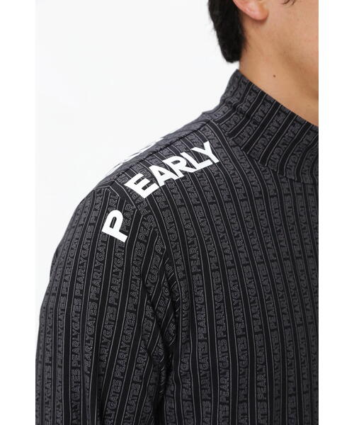 PEARLY GATES tシャツ 「PEARLY GATES」ベア天竺長袖ハイネック
