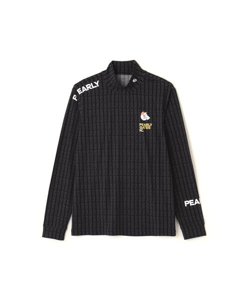 PEARLY GATES長袖ベア天竺ハイネックカットソー PEARLY GATES】ベア天竺長袖ハイネックカットソー（Tシャツ