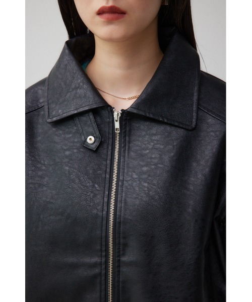 moussy フェイクレザージャケット AZUL BY MOUSSY | フェイクレザージャケット (ブルゾン ) |SHEL