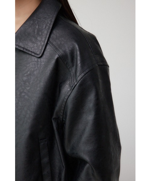 AZUL BY MOUSSY レザージャケット ライダース フェイクレザー