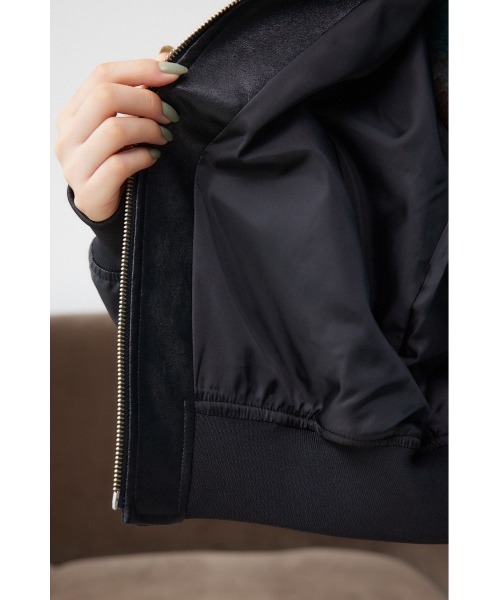 AZUL BY MOUSSY レザージャケット ライダース フェイクレザー