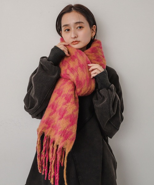 SENSE OF PLACE by URBAN RESEARCH マフラー ストール チドリガラス