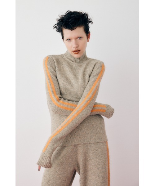 トップス HeRIN.CYE Knit inner tops HeRIN.CYE ニット セーター Line inner knit tops ライン