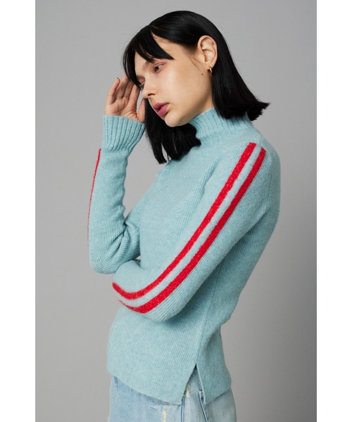 トップス Kaeri HeRIN.CYE ニット セーター Line inner knit tops ライン