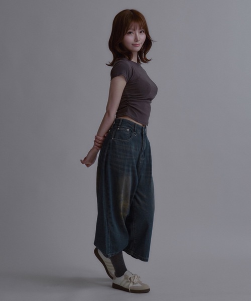 USA古着 LRG バギーデニムパンツ w38 buggy y2k ワイド tinkerend ジーンズ 「ユニセックス」Vintage Buggy Denim