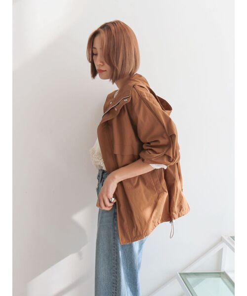 充実の品 Ungrid タックデザインナイロンブルゾン アウター ブルゾン ジャケット・アウター