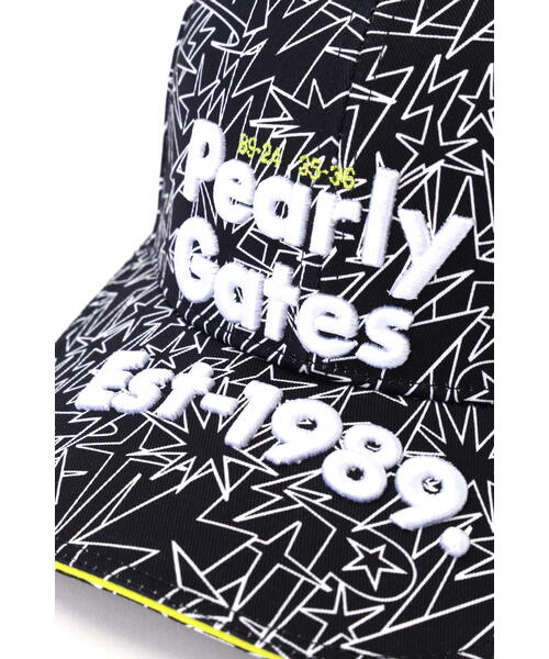 PEARLY GATES 星形デザインキャップ PEARLY GATES キャップ 帽子 「PEARLY GATES」New Historyロゴ