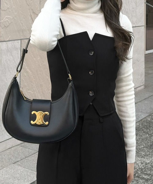 JUNOAH（ジュノア） セットアップ バックレースアップビスチェ＋