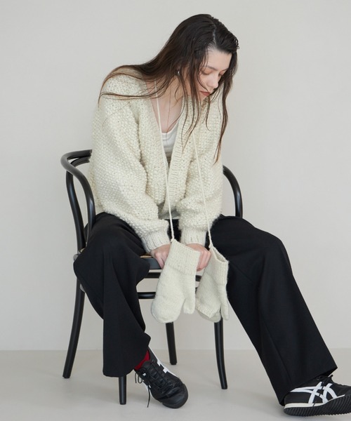 CREDONA（クレドナ） カーディガン Nepal hand knit CD/ネパールハンド