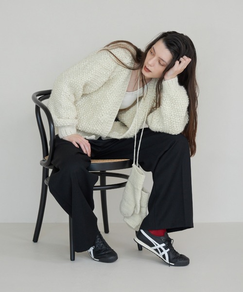 CREDONA カーディガン Nepal hand knit CD/ネパールハンドニット