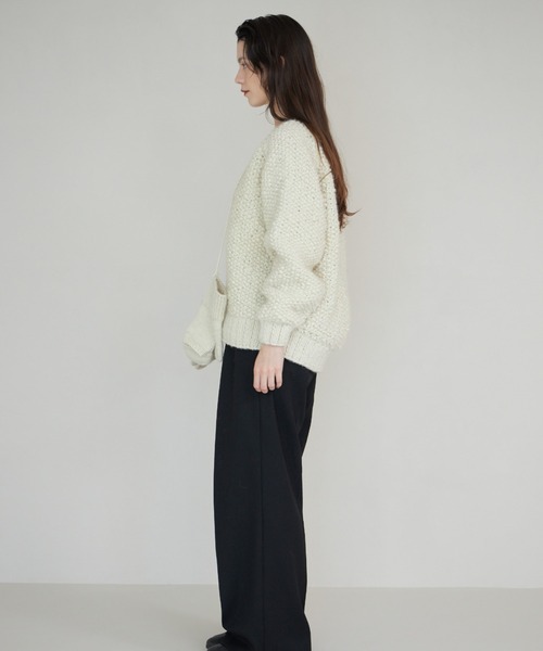 カーディガン Nepal hand knit CD/ネパールハンドニットカーデ レディース CREDONA カーディガン Nepal hand knit CD/ネパールハンドニット
