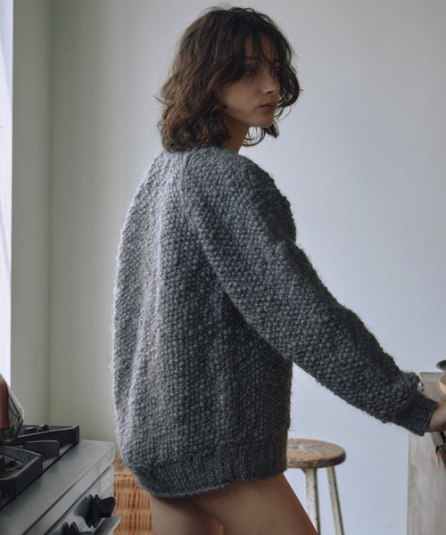 カーディガン Nepal hand knit CD/ネパールハンドニットカーデ レディース CREDONA カーディガン Nepal hand knit CD/ネパールハンドニット
