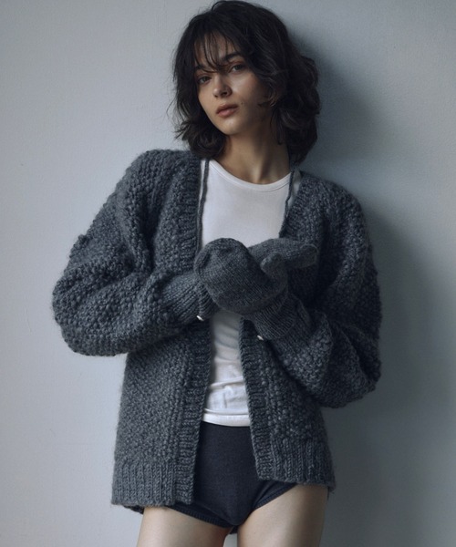 カーディガン Nepal hand knit CD/ネパールハンドニットカーデ レディース CREDONA カーディガン Nepal hand knit CD/ネパールハンドニット