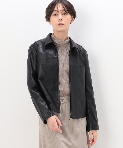 K.T KIYOKO TAKASE レザージャケット K.T KIYOKO TAKASE レザージャケット ライダース 合成皮革