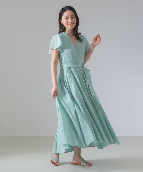 ✳️新品ですがベルトのみ使用✳️ワンピース　マドモアゼル MARIHA ワンピース 「別注」MARIHA / マドモアゼル ソリッド