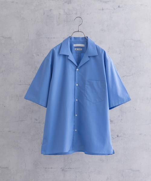 THOMAS MASON 「THOMAS MASON」 半袖シャツ MEDIUM ロイヤル