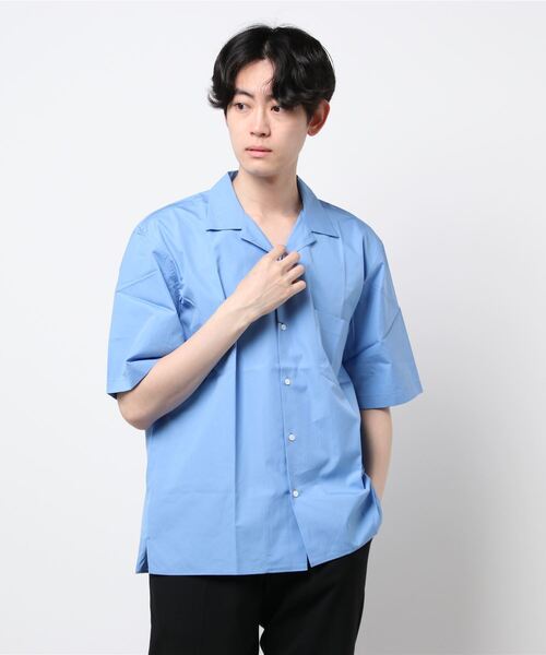 thomas mason ブルーシャツ THOMAS MASON 「THOMAS MASON」 長袖シャツ MEDIUM ロイヤル