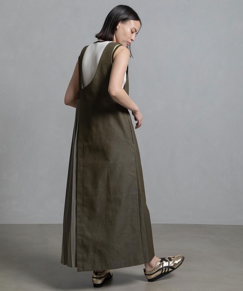 MARECHAL TERRE ジャンパースカート サイドプリーツジャンパー