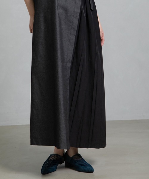 MARECHAL TERRE ジャンパースカート サイドプリーツジャンパー