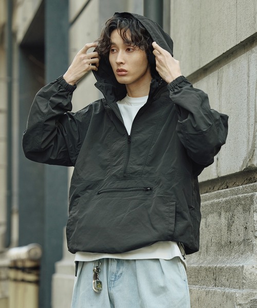 [SUPRA]リップストップアノラックセットアップ 2way リップストップ オーバーアノラックパーカー / ナイロン