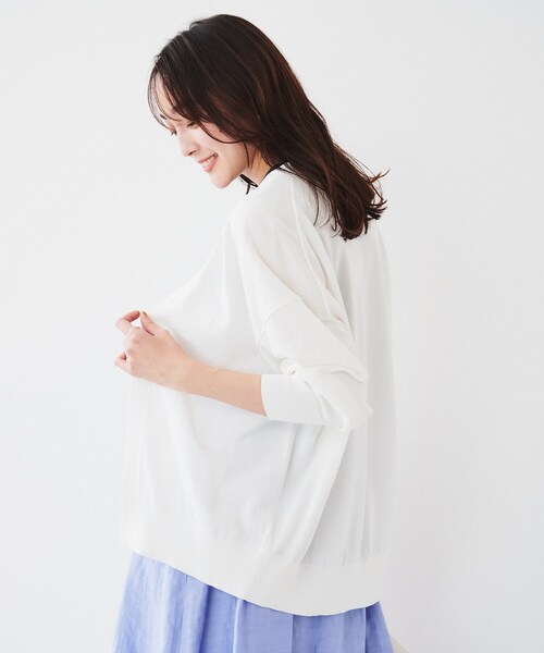 UNTITLED（アンタイトル） カーディガン 「体型カバー/通勤/冷房対策