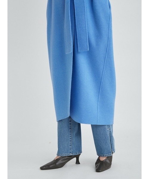 「Mila Owen」 ノーカラーコート 1 ベージュ レディース_画像3