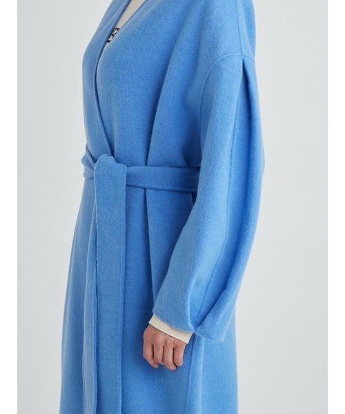 「Mila Owen」 ノーカラーコート 1 ベージュ レディース_画像6