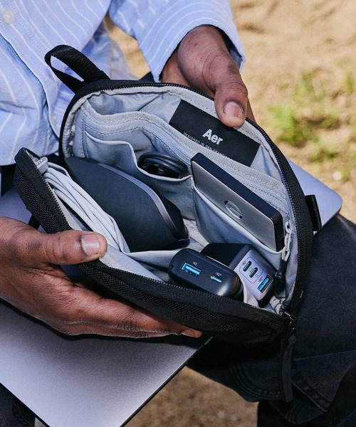 Aer（エアー） バッグインバッグ ポーチ Slim Pouch 2 スリムポーチ 2