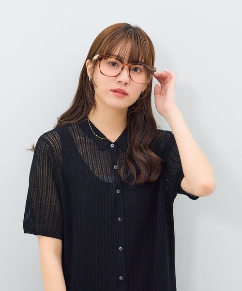 Zoff（ゾフ） 伊達メガネ メガネ 眼鏡 ウェリントン型 メガネ｜横長