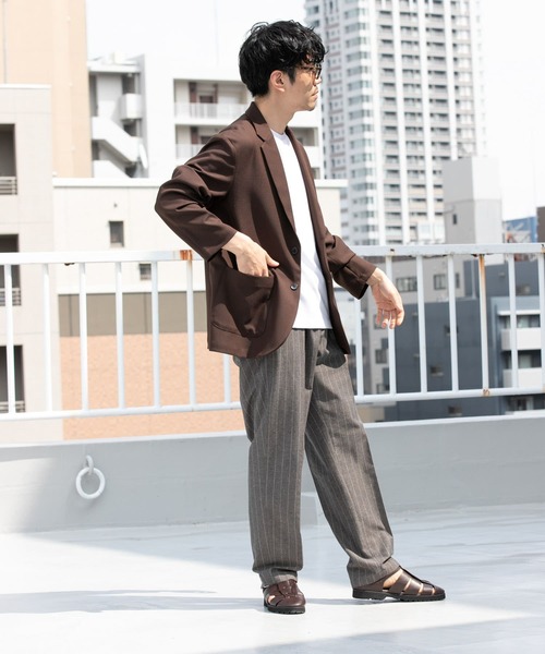 アーバンリサーチ ロッソ　スラックス2着 URBAN RESEARCH ROSSO MEN スラックス 「WEB限定」綿麻